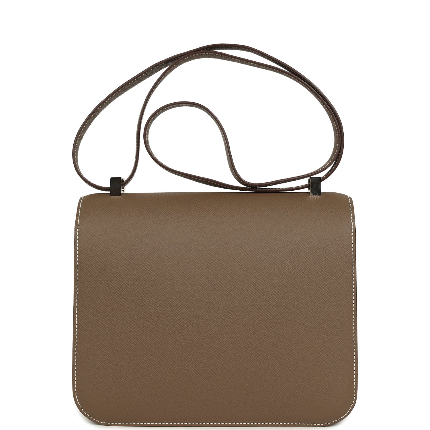 Pre-owned Hermes Constance 24 Etoupe Epsom Palladium Hardware