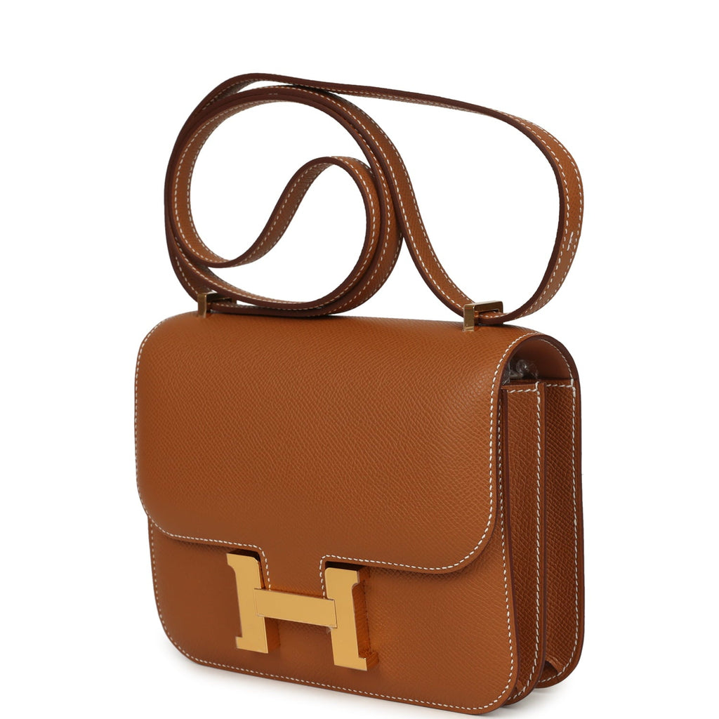 Hermes Constance 18 Gold Epsom Gold Hardware