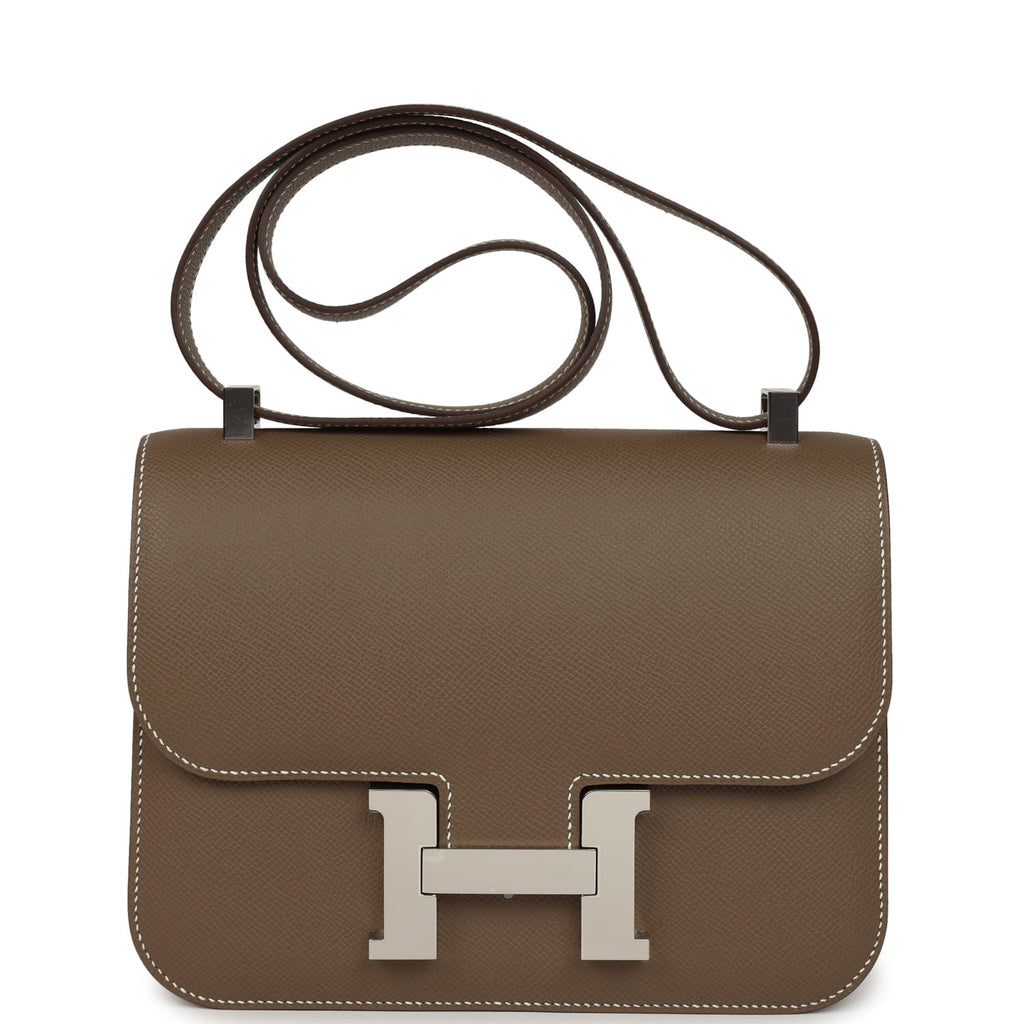 Hermes Constance 1-24 Etoupe Epsom Palladium Hardware