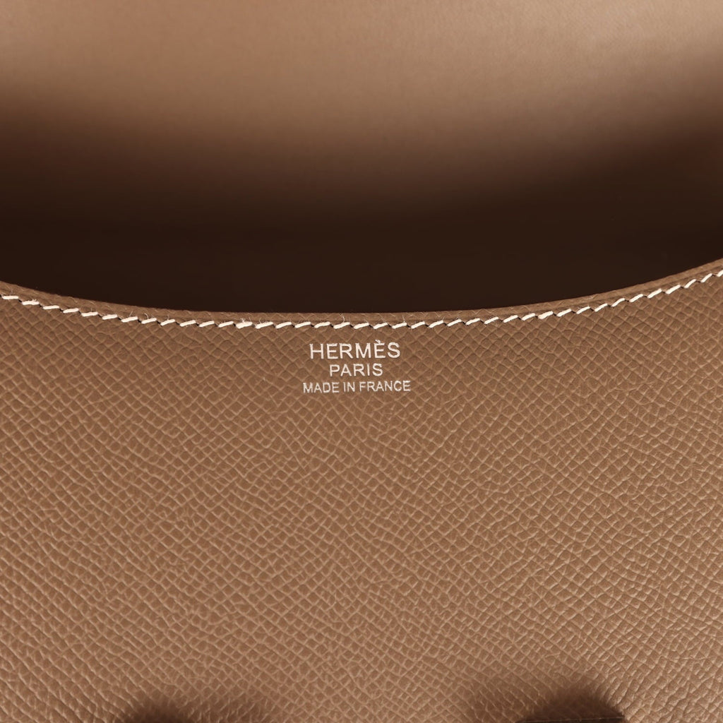 Hermes Constance 1-24 Etoupe Epsom Palladium Hardware