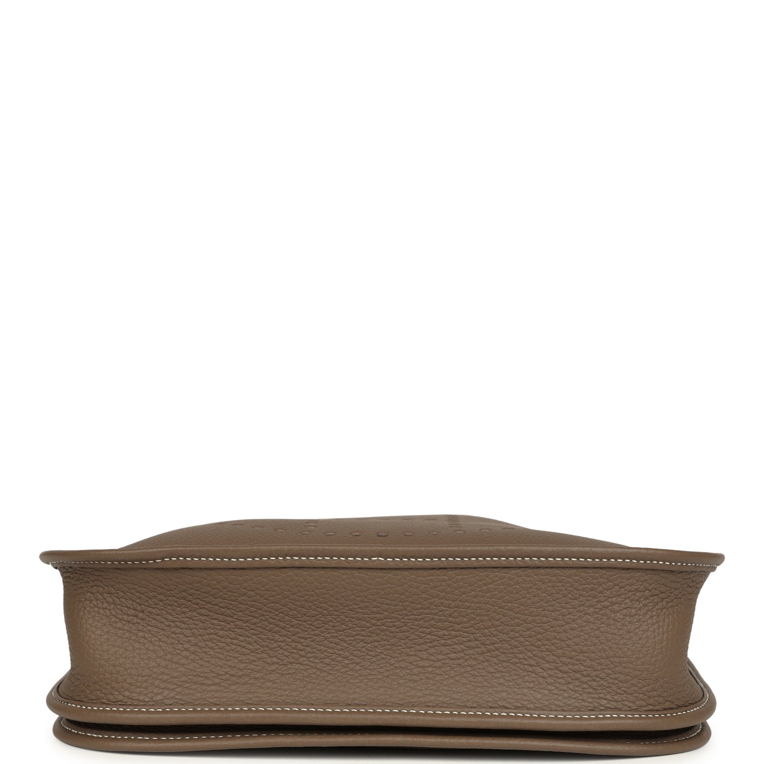 Hermes Evelyne III PM Etoupe Clemence Palladium Hardware