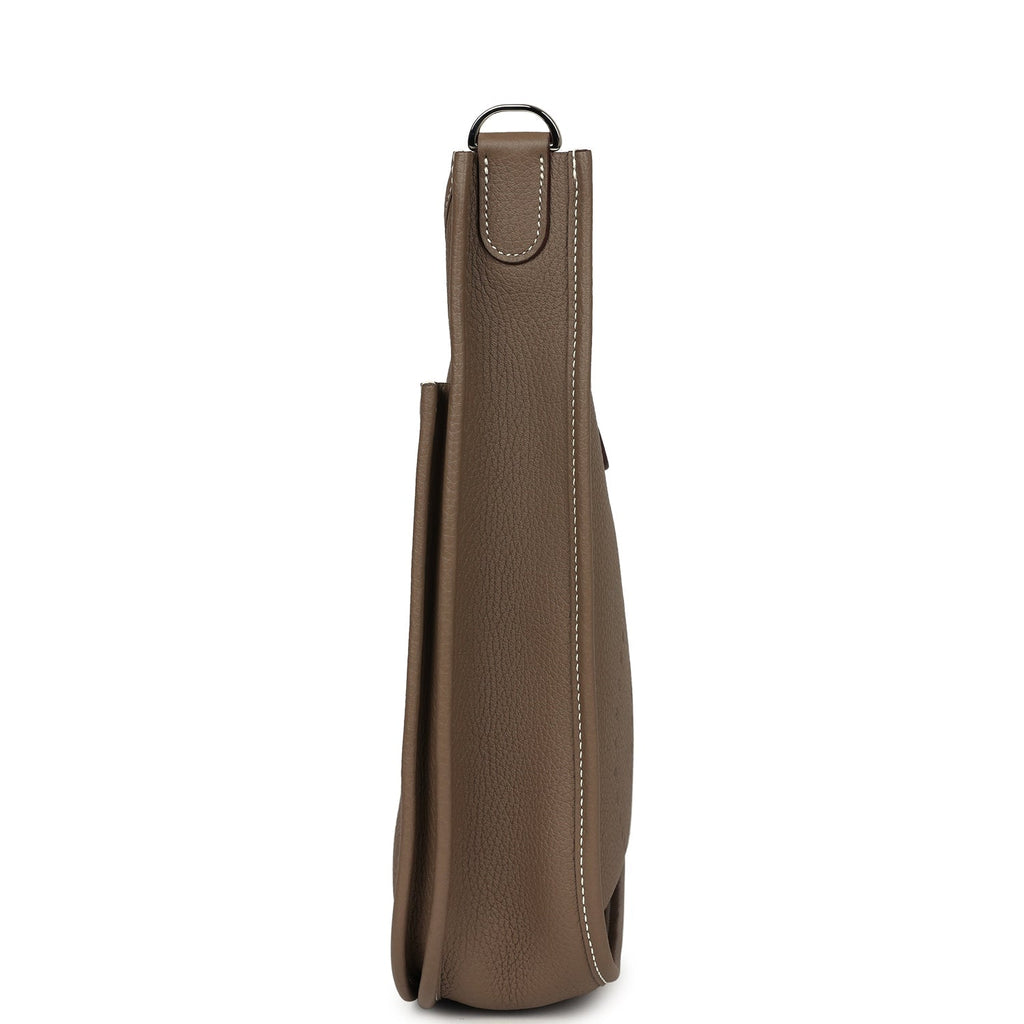 Hermes Evelyne PM Etoupe Clemence Palladium Hardware