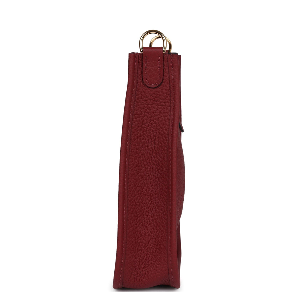 Hermes Evelyne TPM Rouge H Clemence Gold Hardware