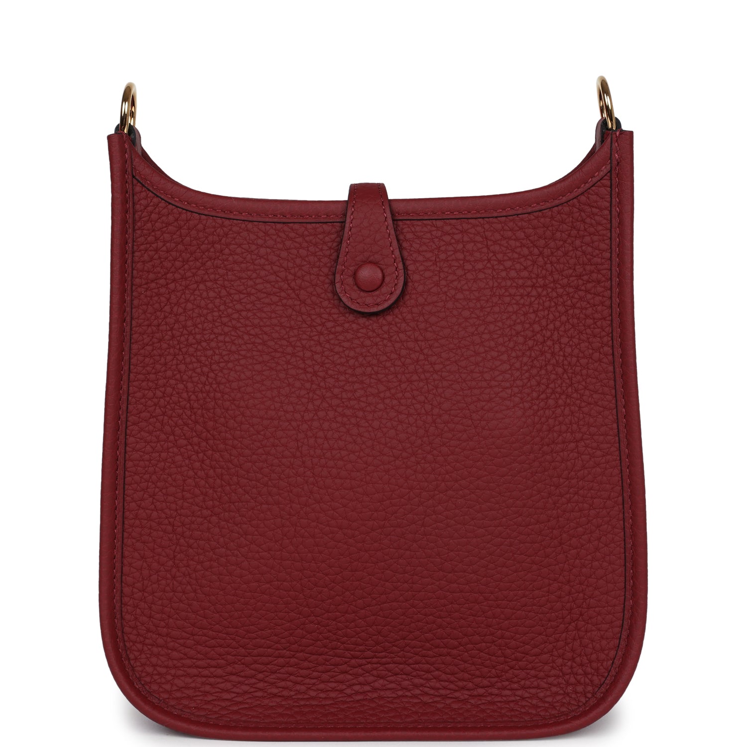 Hermes Evelyne TPM Rouge H Clemence Gold Hardware