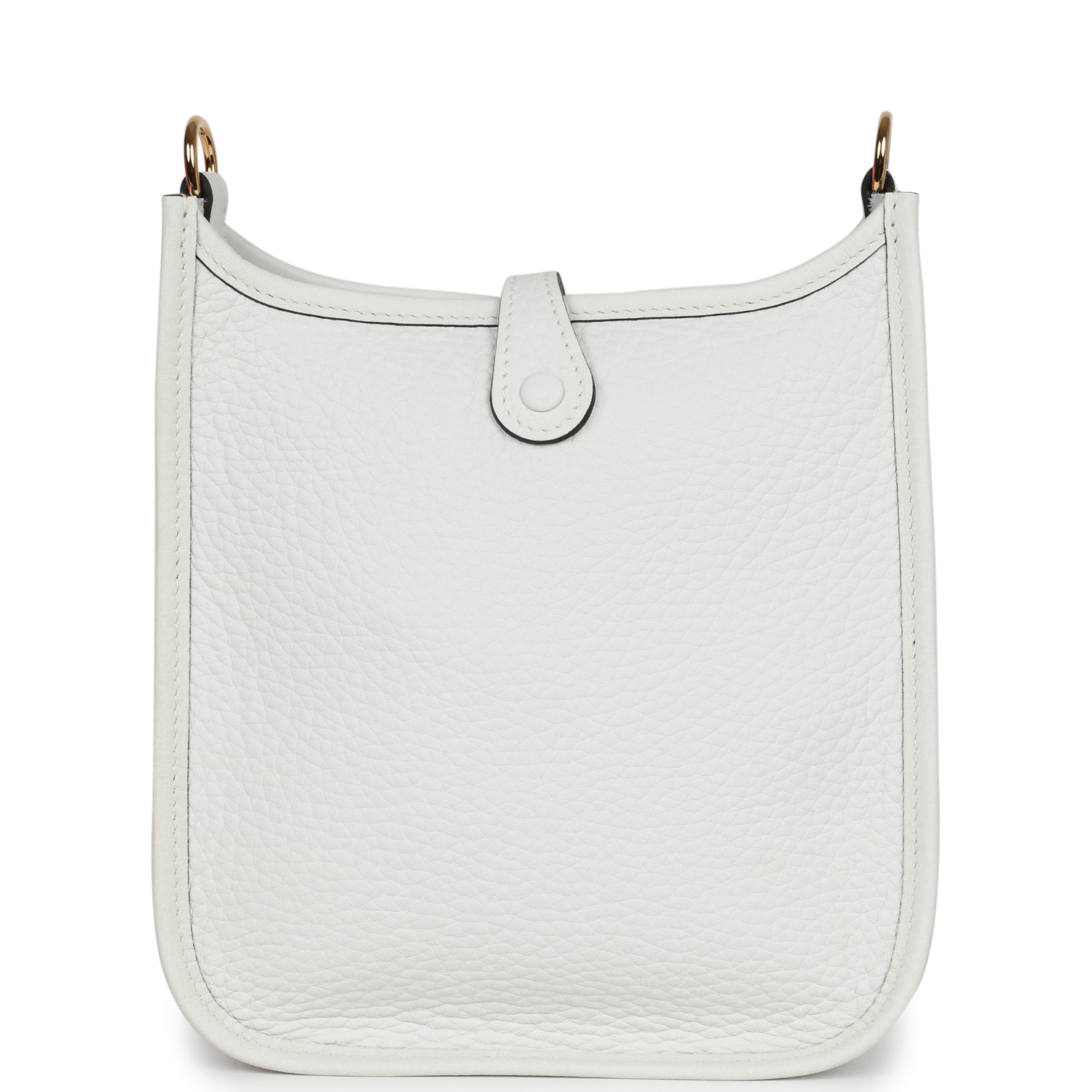 Hermes Evelyne TPM New White Clemence Gold Hardware