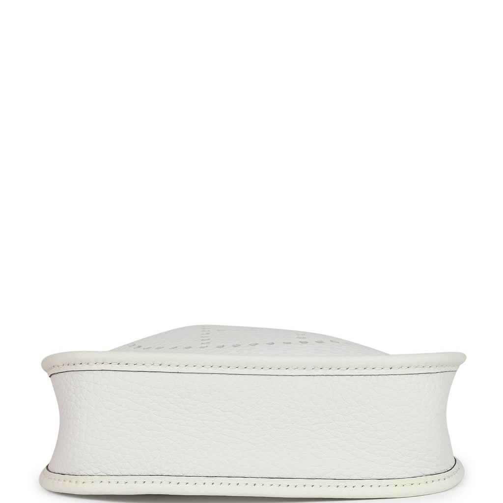 Hermes Evelyne TPM New White Clemence Gold Hardware