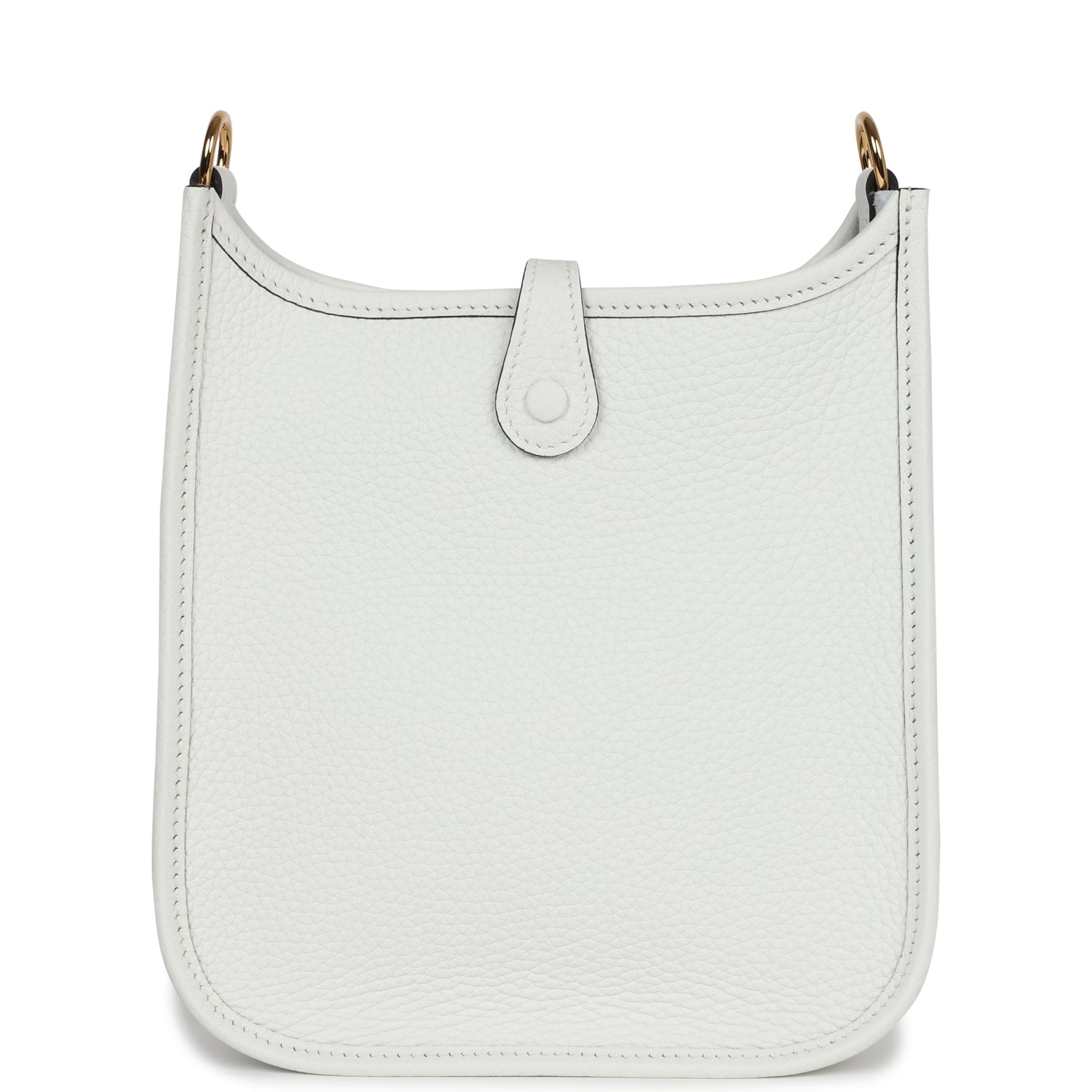 Hermes Evelyne TPM New White Clemence Gold Hardware