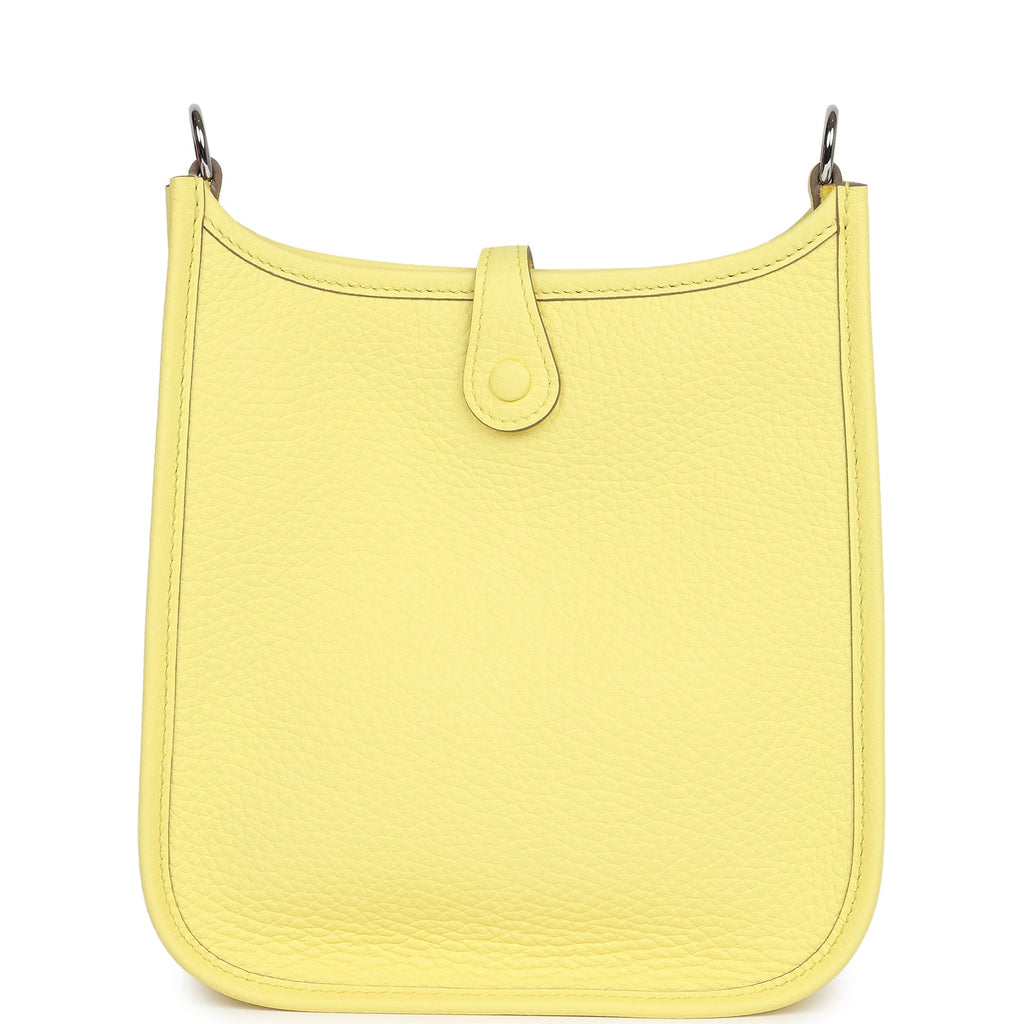 Hermes Evelyne TPM Limoncello Clemence Palladium Hardware