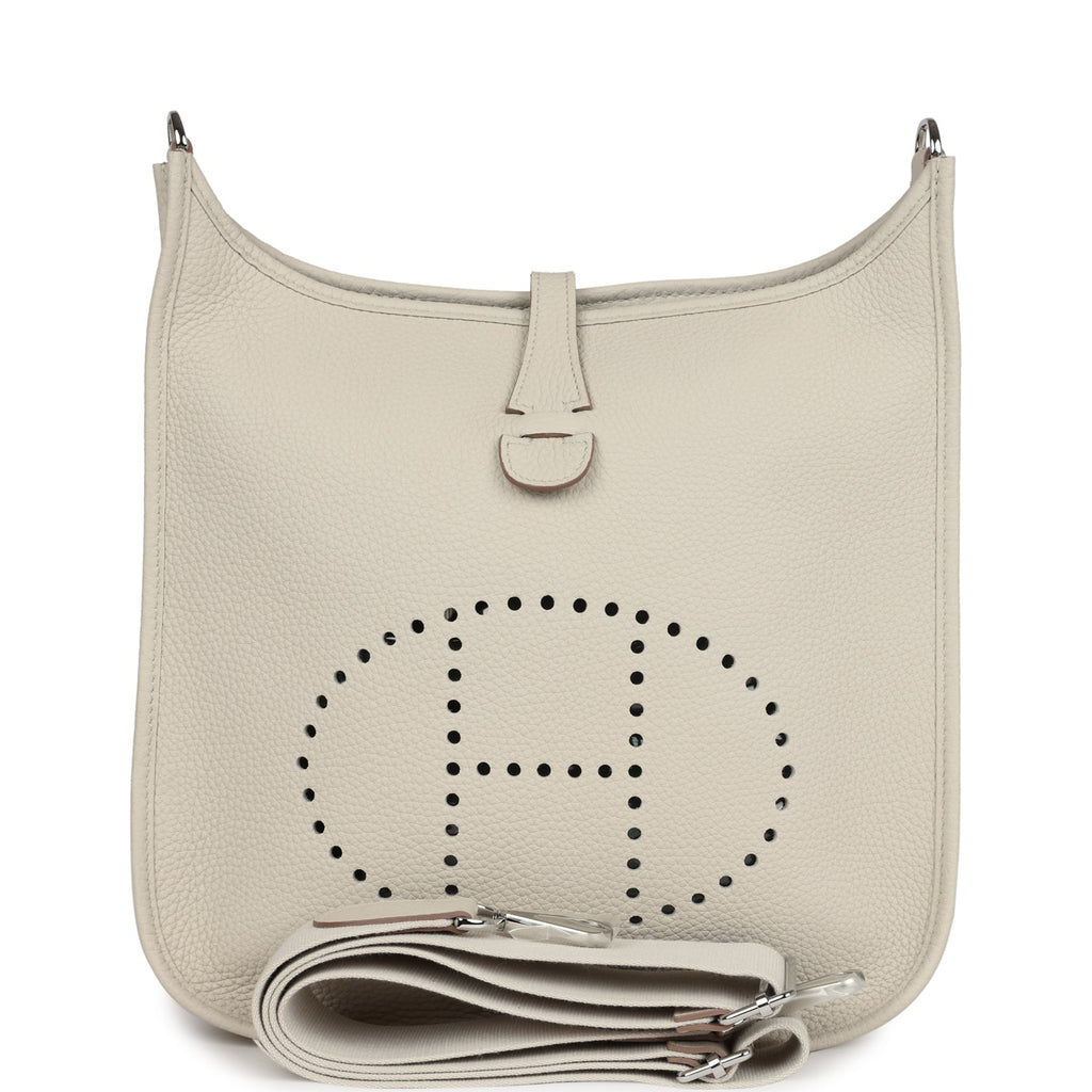 Hermes Evelyne III PM Beton Clemence Palladium Hardware