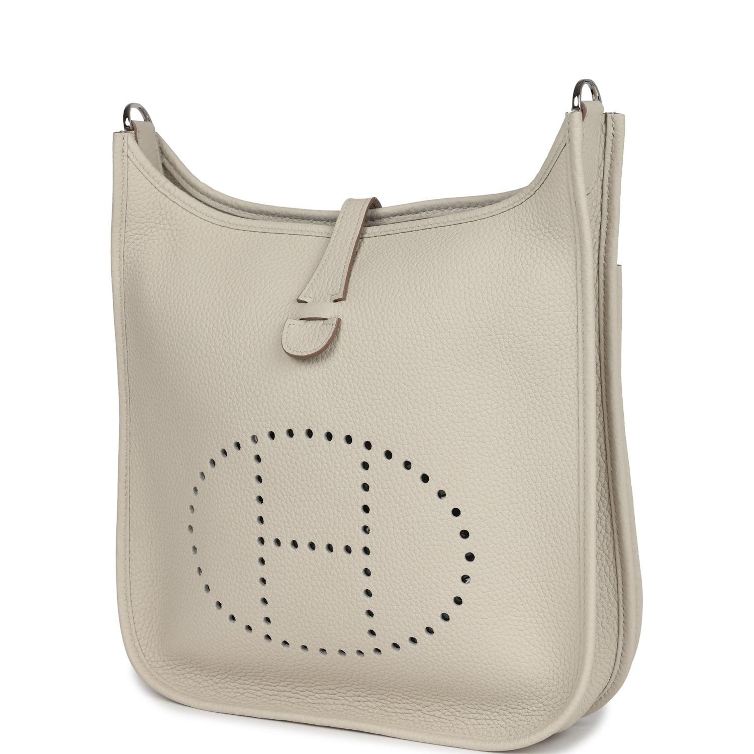 Hermes Evelyne III PM Beton Clemence Palladium Hardware