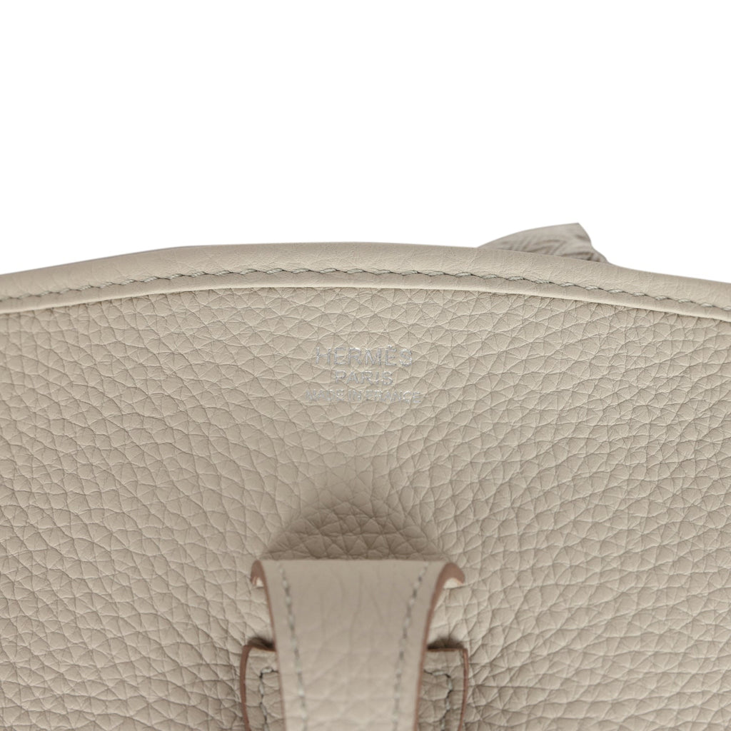 Hermes Evelyne III PM Beton Clemence Palladium Hardware