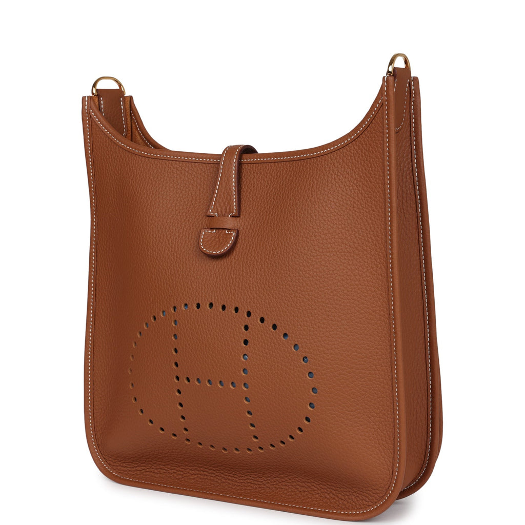 Hermes Evelyne III PM Gold Clemence Gold Hardware