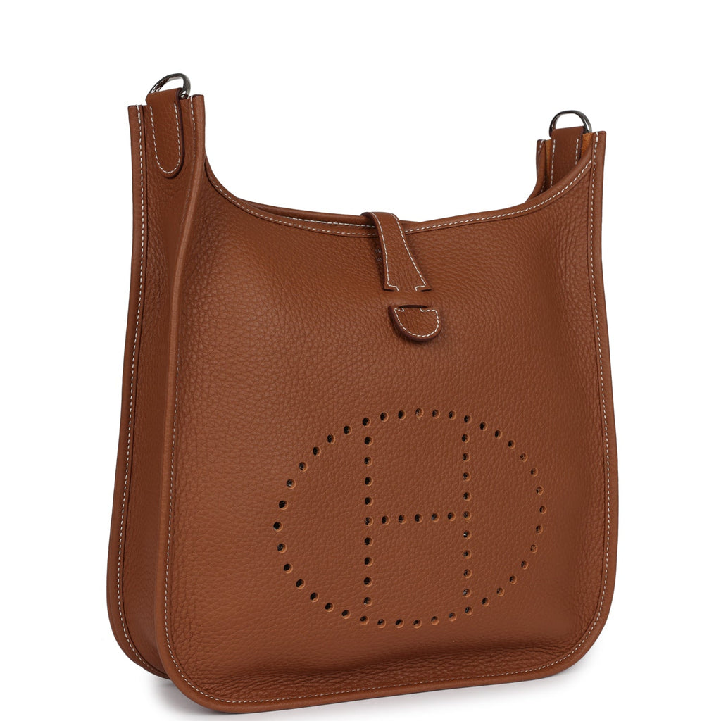 Hermes Evelyne III PM Gold Clemence Palladium Hardware