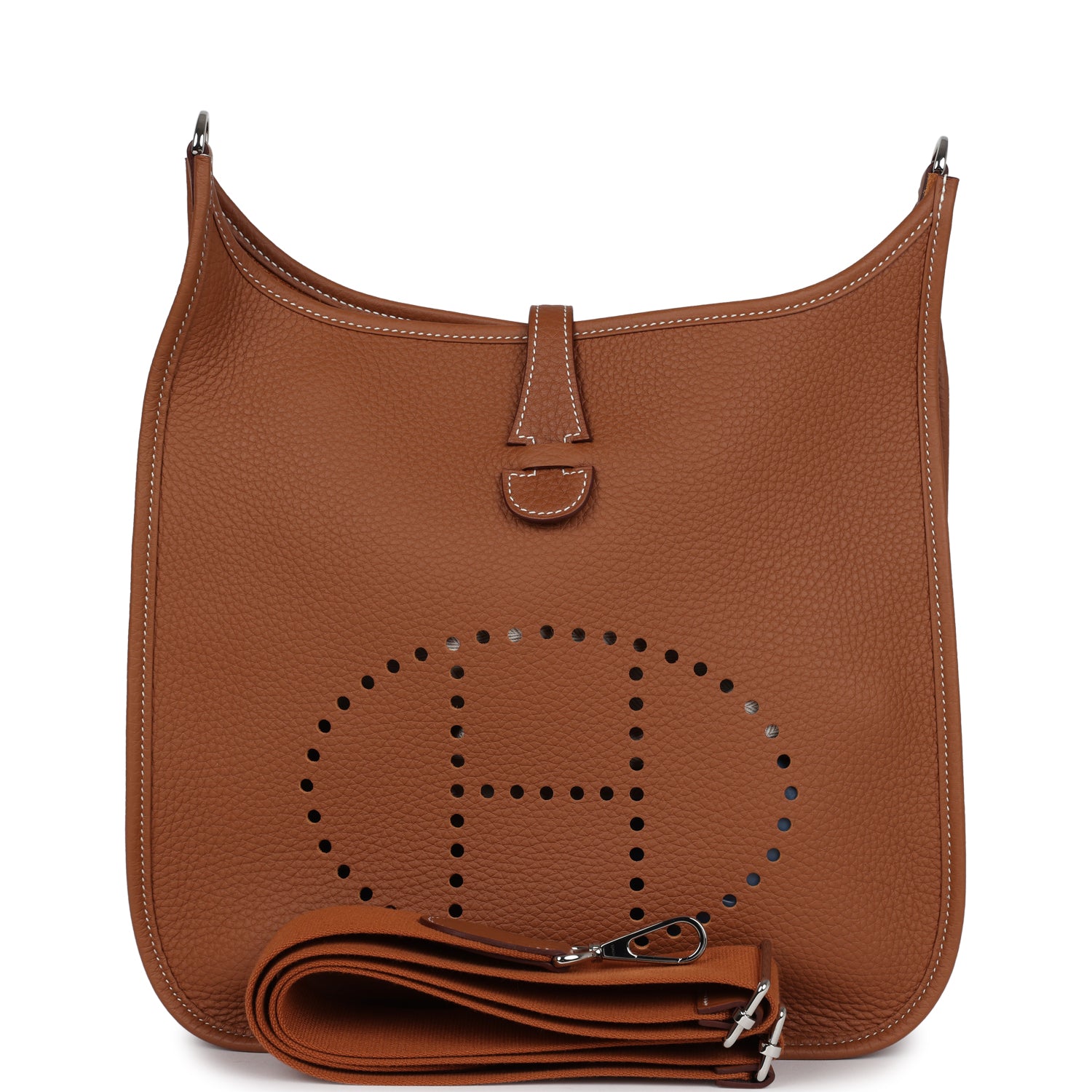 Hermes Evelyne III PM Gold Clemence Palladium Hardware