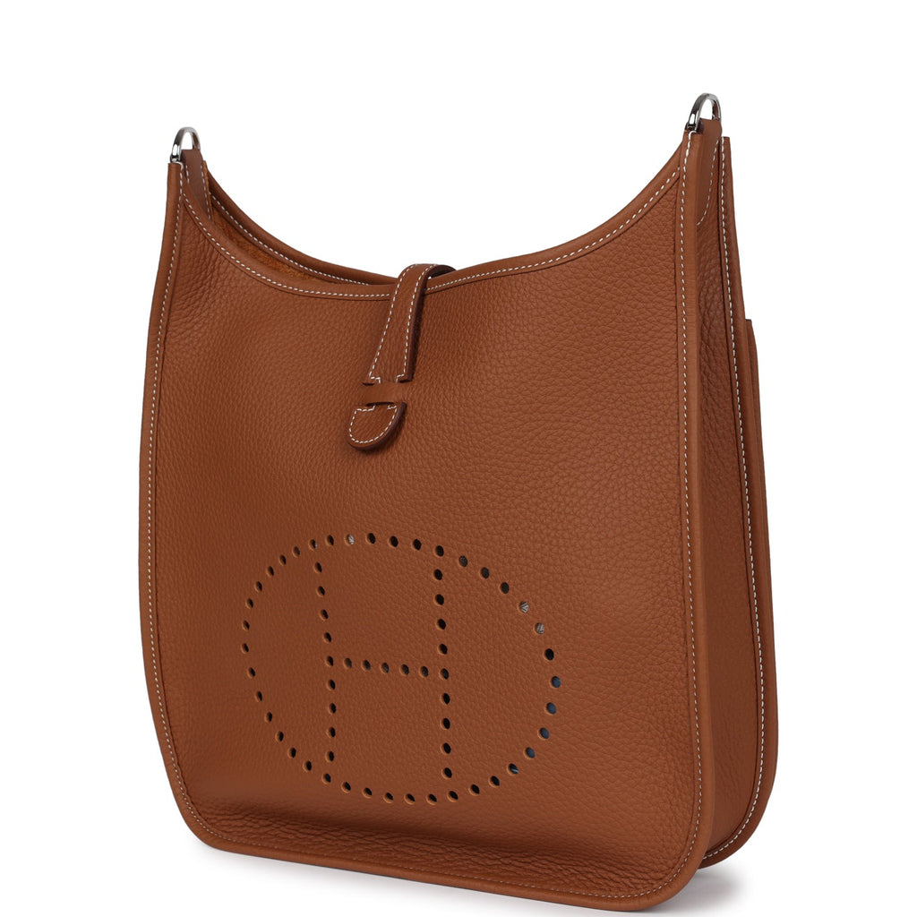 Hermes Evelyne III PM Gold Clemence Palladium Hardware