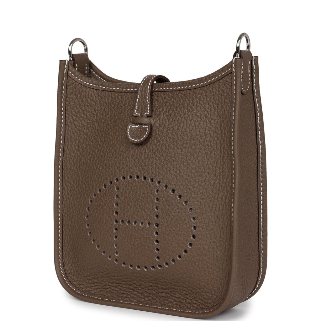 Hermes Evelyne TPM Etoupe Clemence Palladium Hardware