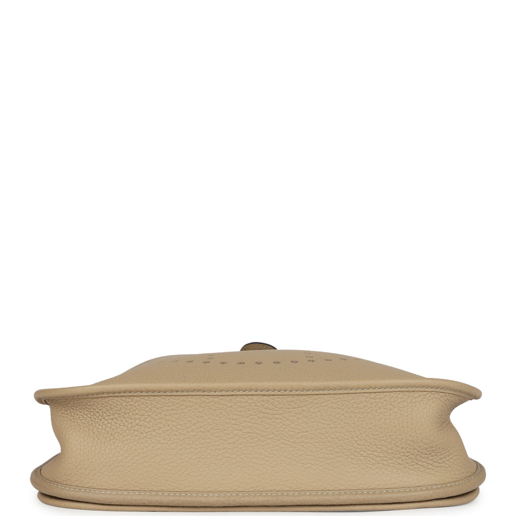 Hermes Evelyne III PM Trench Clemence Palladium Hardware