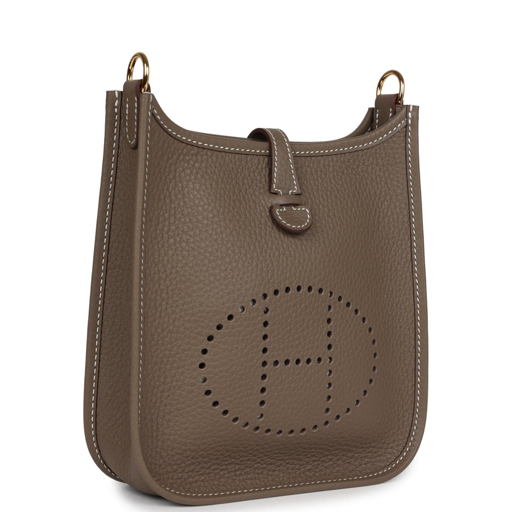 Hermes Evelyne TPM Etoupe Clemence Gold Hardware