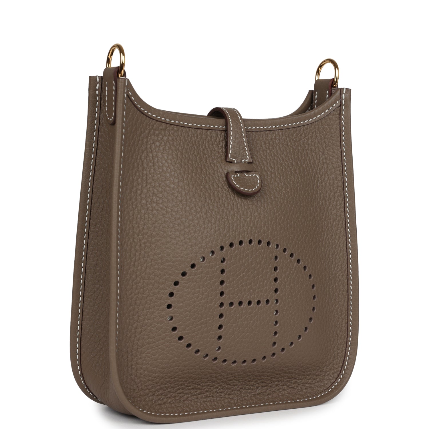Hermes Evelyne TPM Etoupe Clemence Gold Hardware