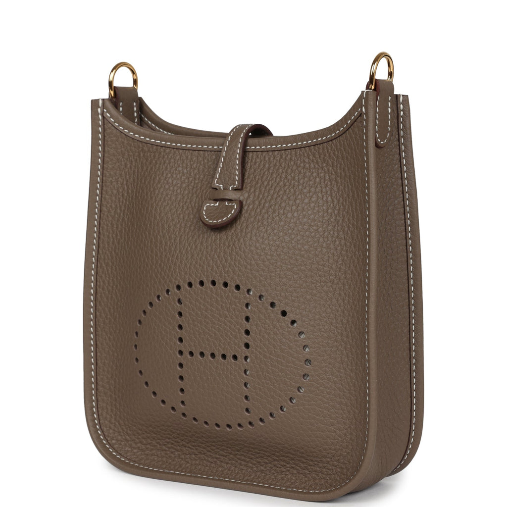 Hermes Evelyne TPM Etoupe Clemence Gold Hardware