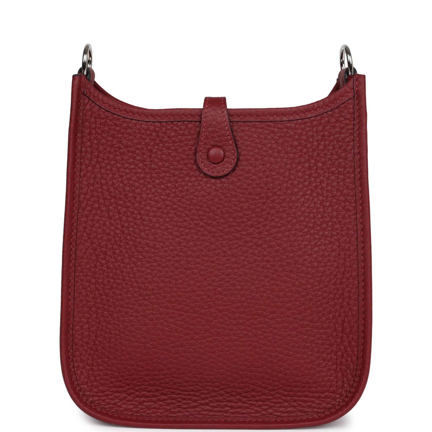Hermes Evelyne TPM Rouge H Clemence Palladium Hardware