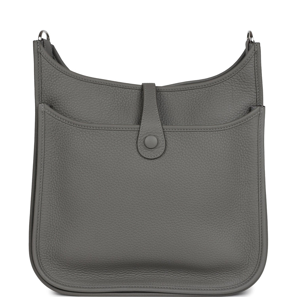 Hermes Evelyne III PM Gris Meyer Clemence Palladium Hardware