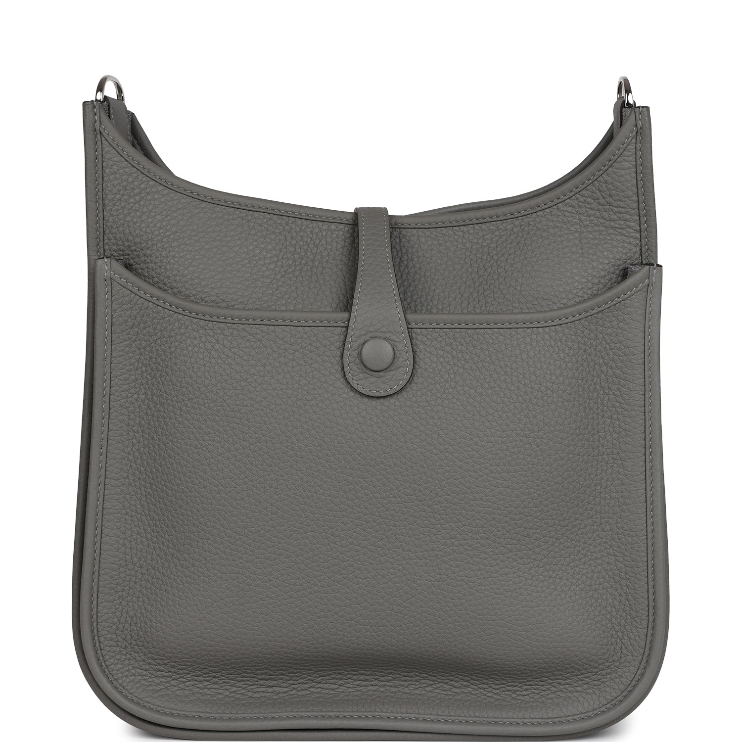 Hermes Evelyne III PM Gris Meyer Clemence Palladium Hardware