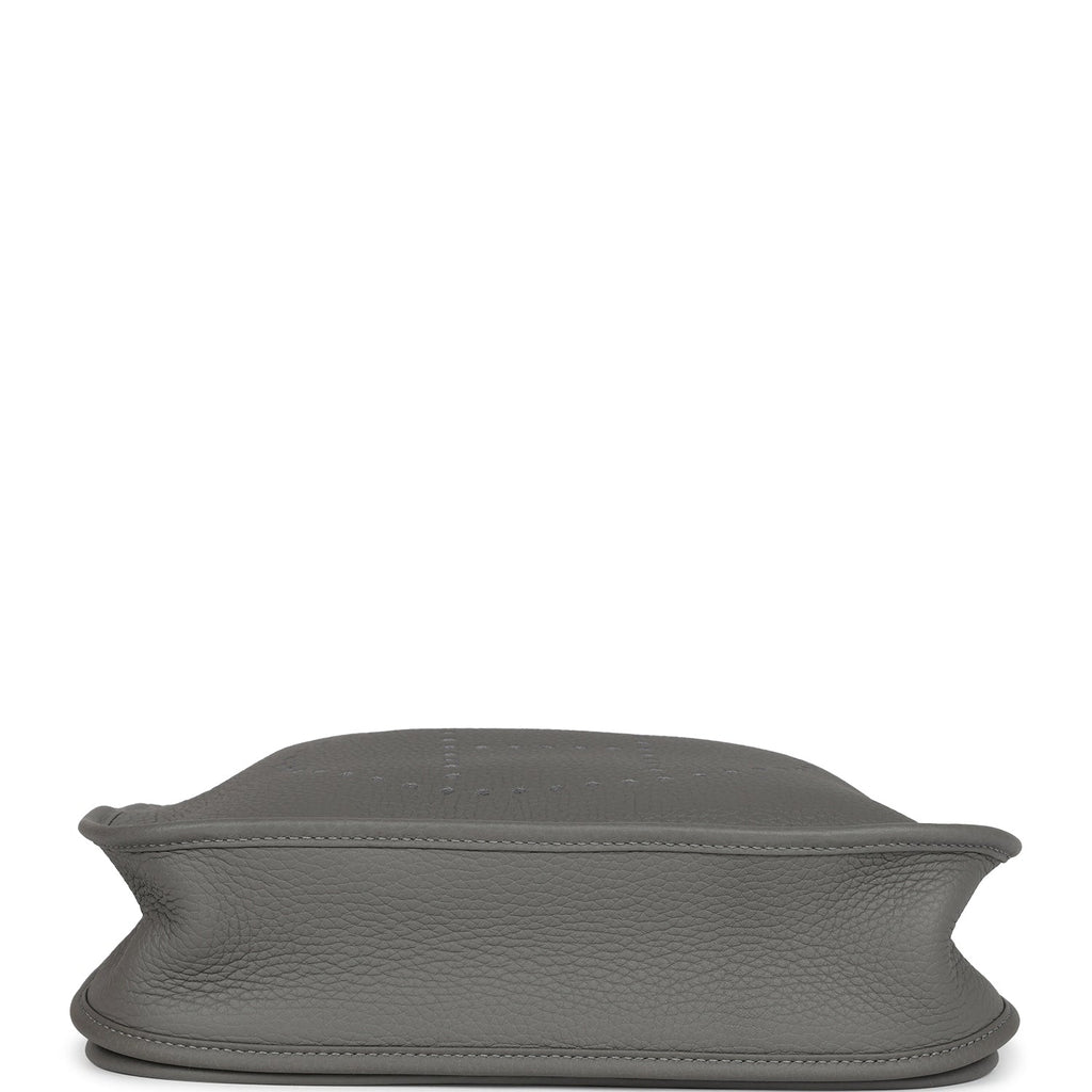 Hermes Evelyne III PM Gris Meyer Clemence Palladium Hardware