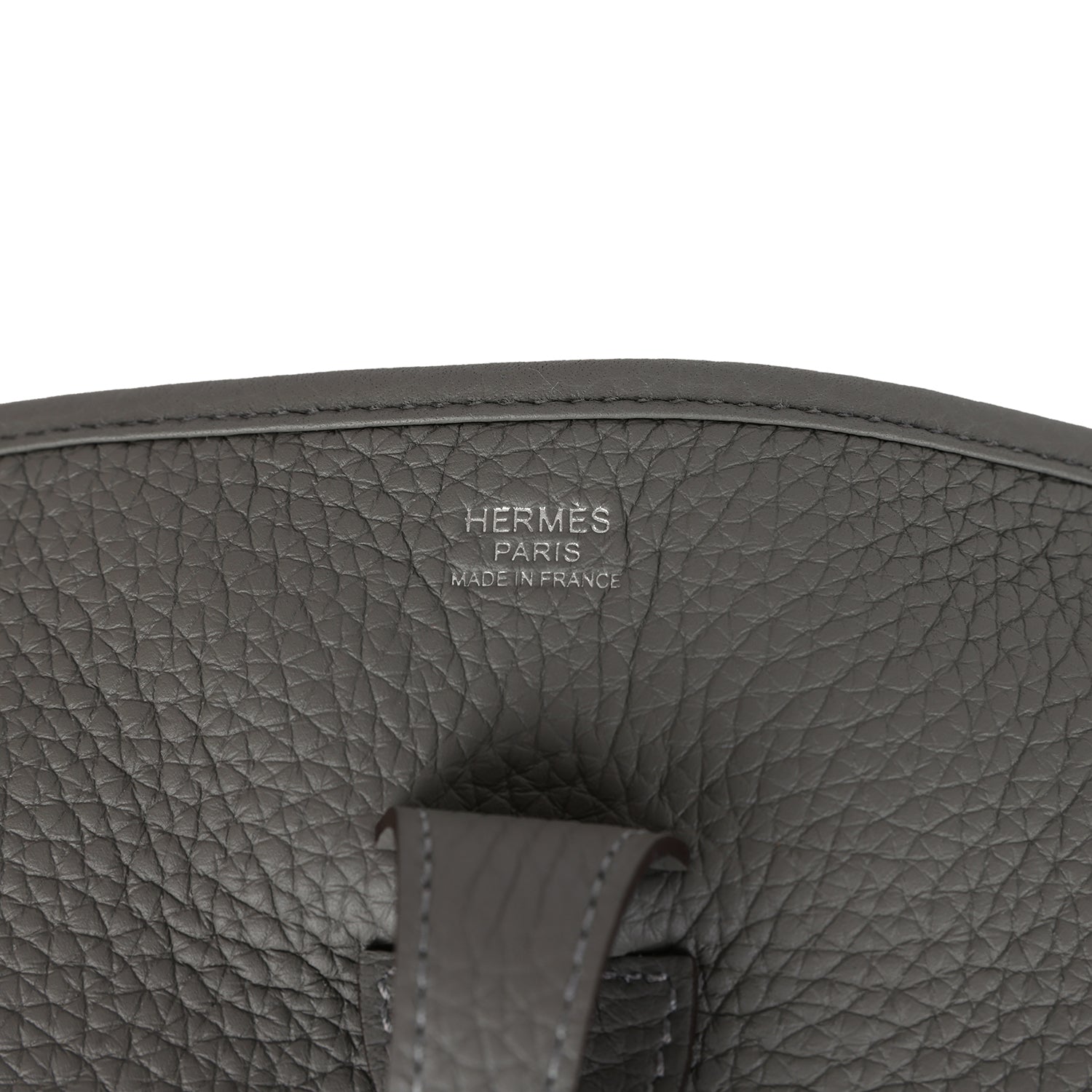 Hermes Evelyne III PM Gris Meyer Clemence Palladium Hardware