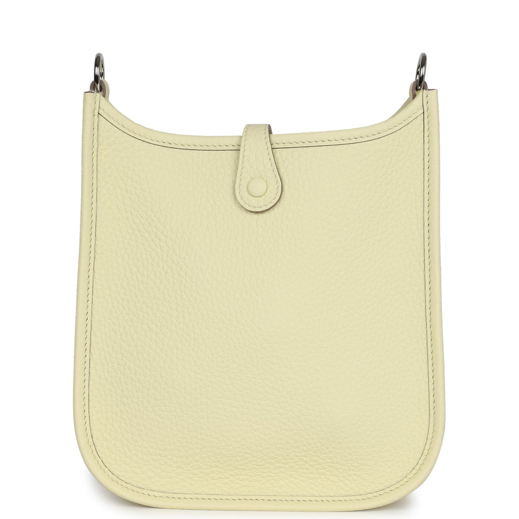 Hermes Evelyne TPM Jaune Milton Clemence Palladium Hardware