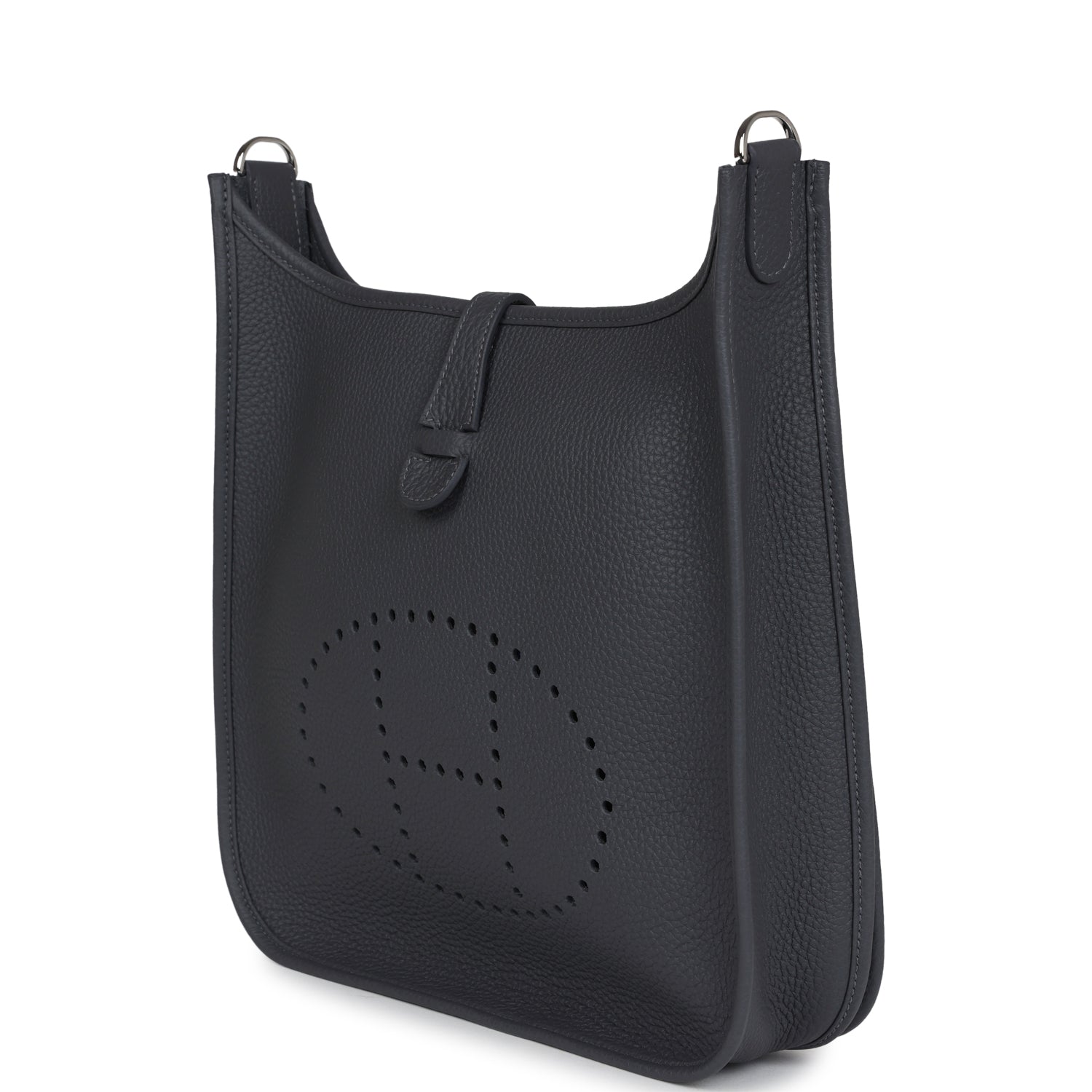 Hermes Evelyne III PM Ardoise Clemence Palladium Hardware