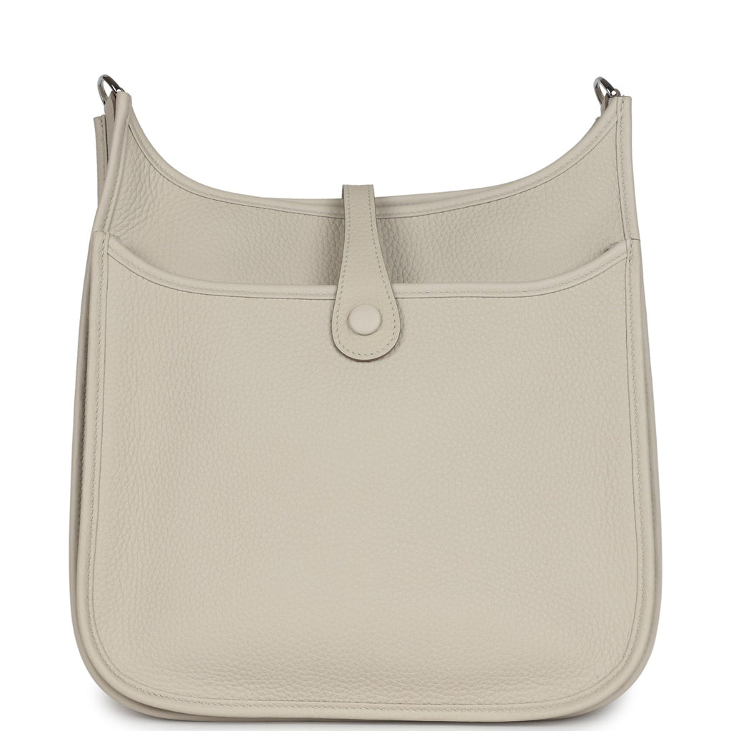 Hermes Evelyne III PM Beton Clemence Palladium Hardware