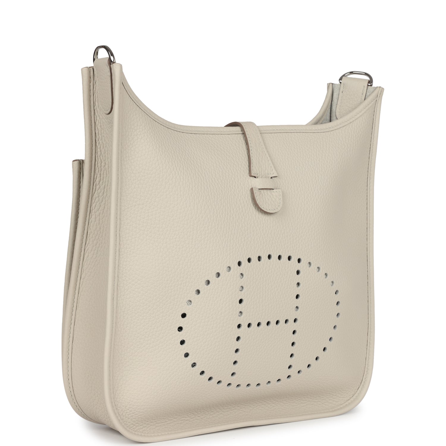 Hermes Evelyne III PM Beton Clemence Palladium Hardware