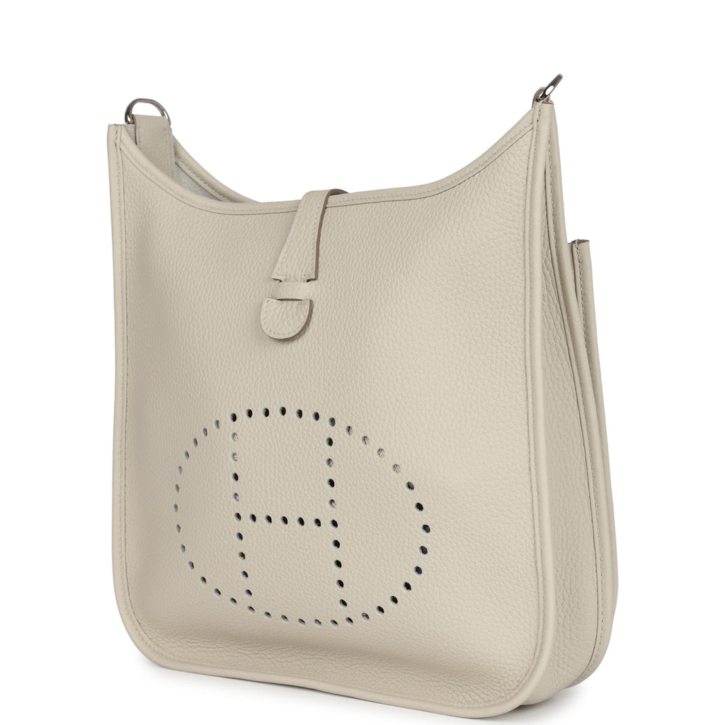 Hermes Evelyne III PM Beton Clemence Palladium Hardware