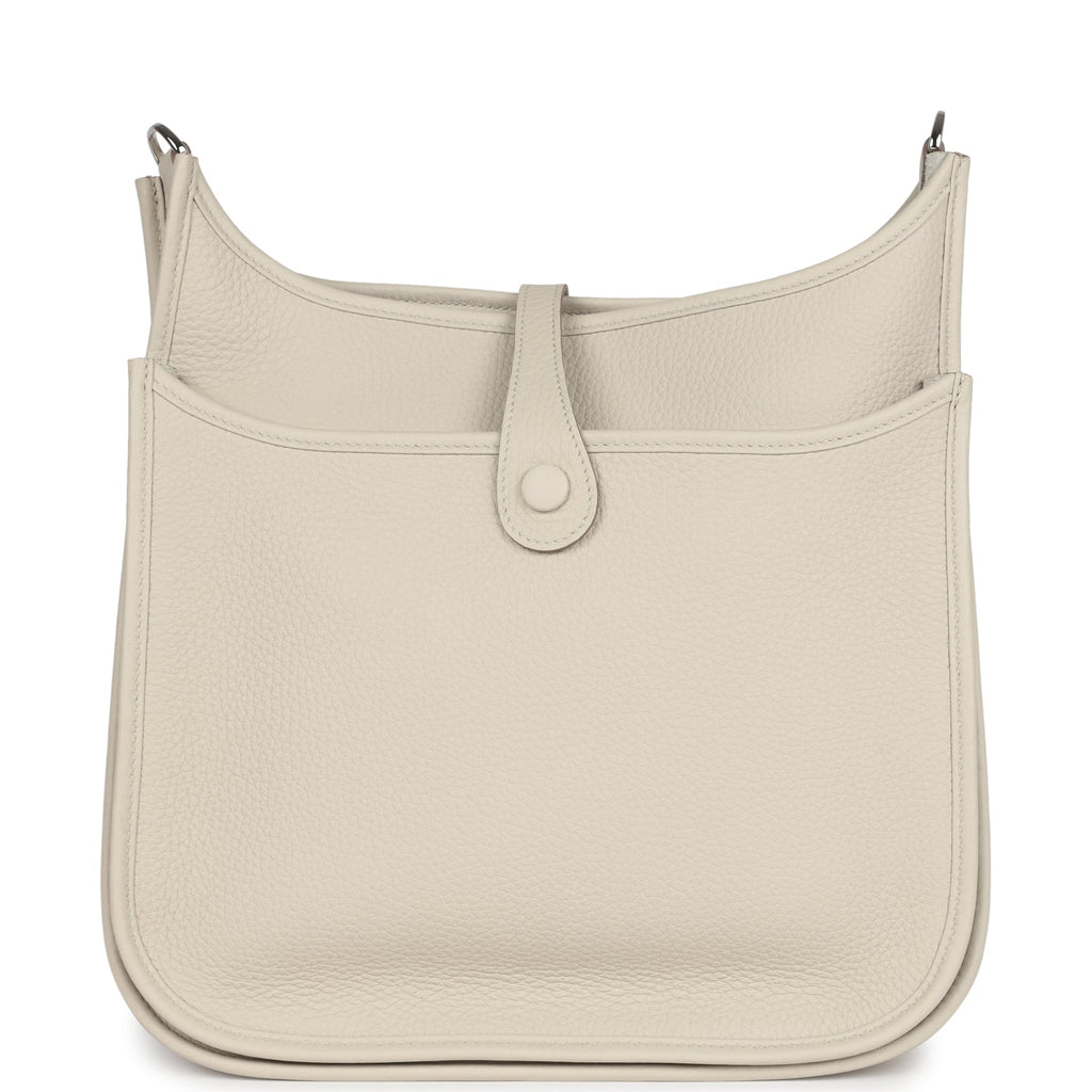 Hermes Evelyne III PM Beton Clemence Palladium Hardware