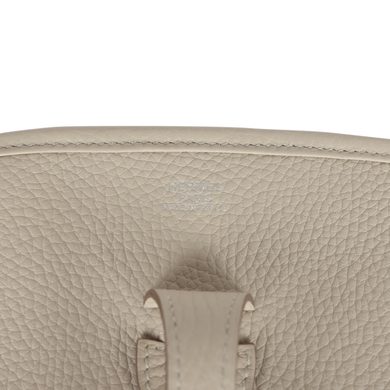Hermes Evelyne III PM Beton Clemence Palladium Hardware