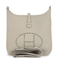Hermes Evelyne III PM Beton Clemence Palladium Hardware