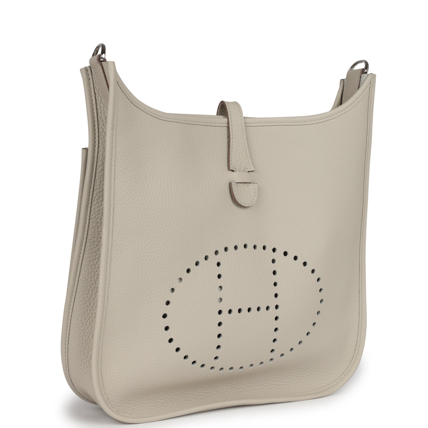 Hermes Evelyne III PM Beton Clemence Palladium Hardware