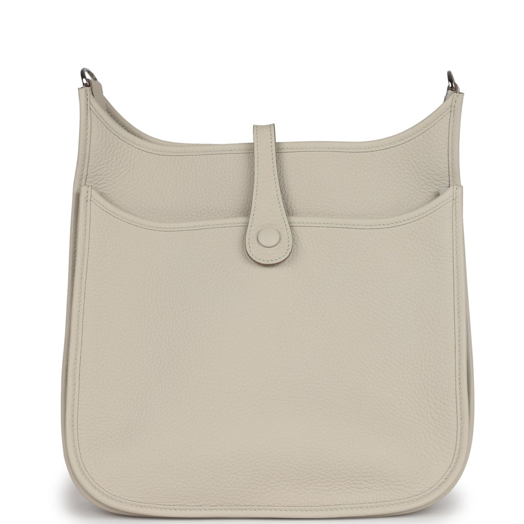 Hermes Evelyne III PM Beton Clemence Palladium Hardware