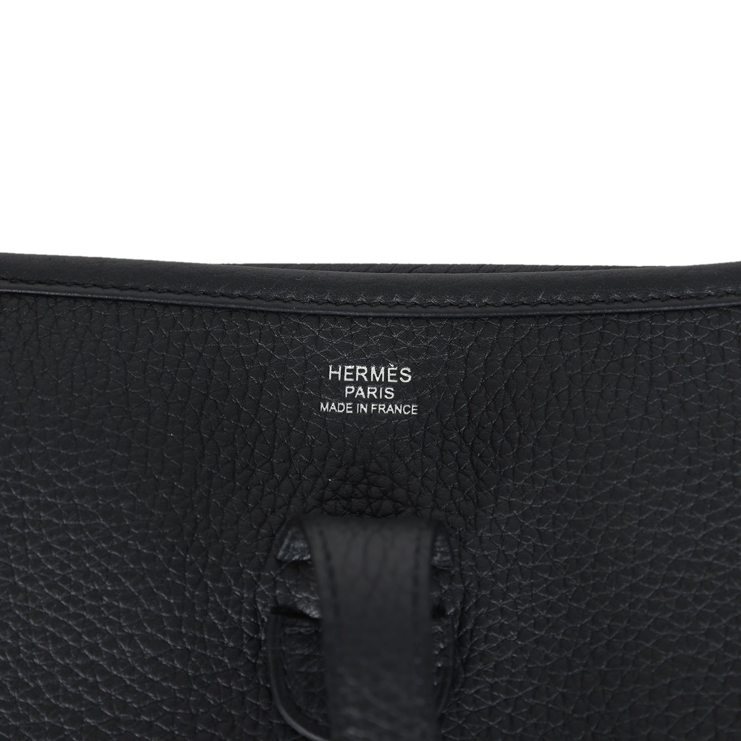 Hermes Evelyne III PM Black Clemence Palladium Hardware