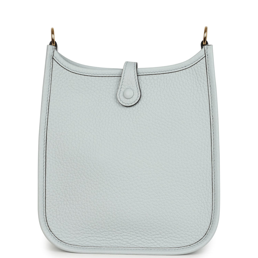 Hermes Evelyne TPM Bleu Pale Clemence Palladium Hardware