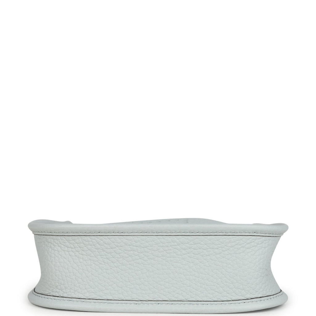 Hermes Evelyne TPM Bleu Pale Clemence Palladium Hardware