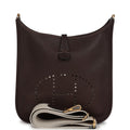 Hermes Evelyne PM Ebene Barenia Faubourg Gold Hardware