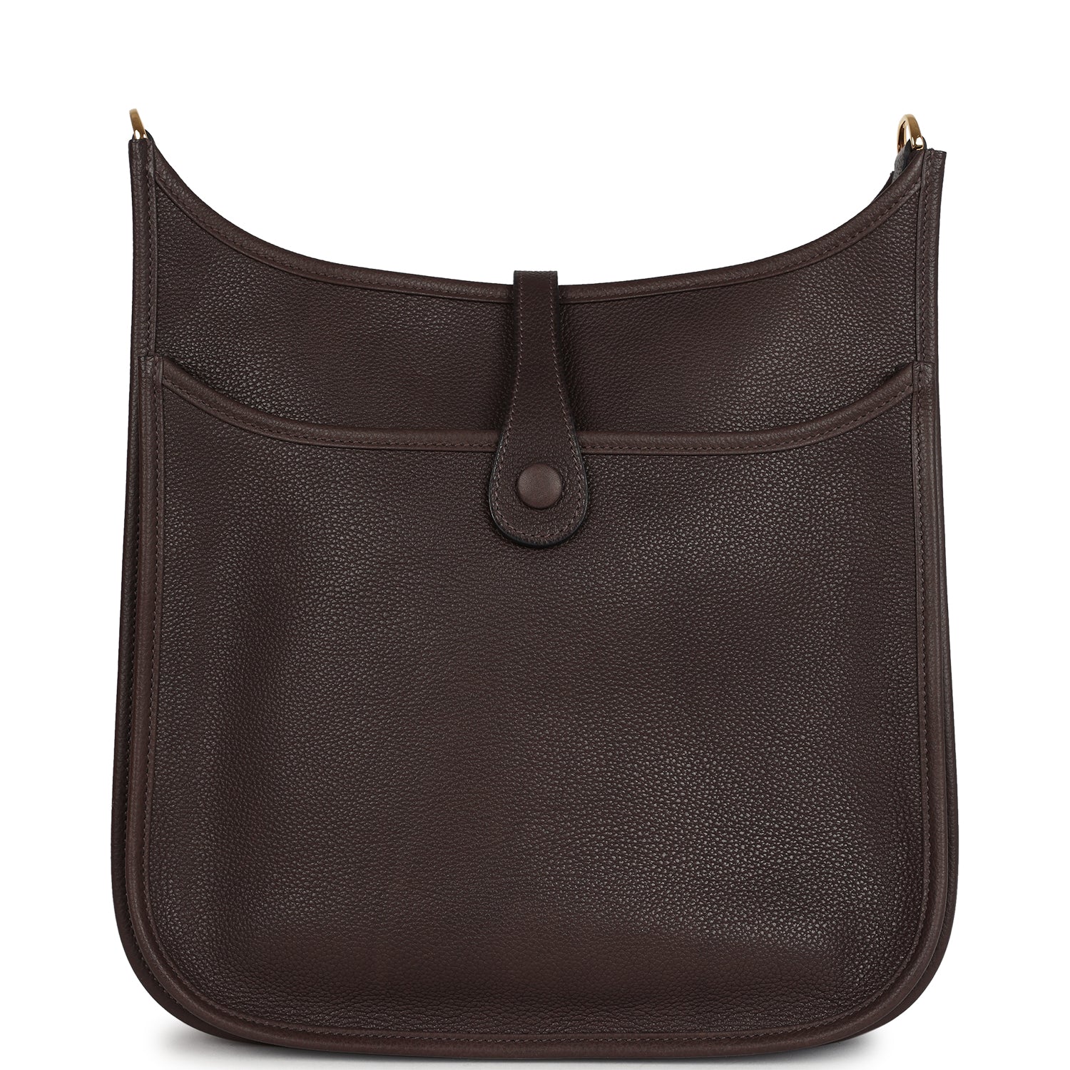 Hermes Evelyne PM Ebene Barenia Faubourg Gold Hardware