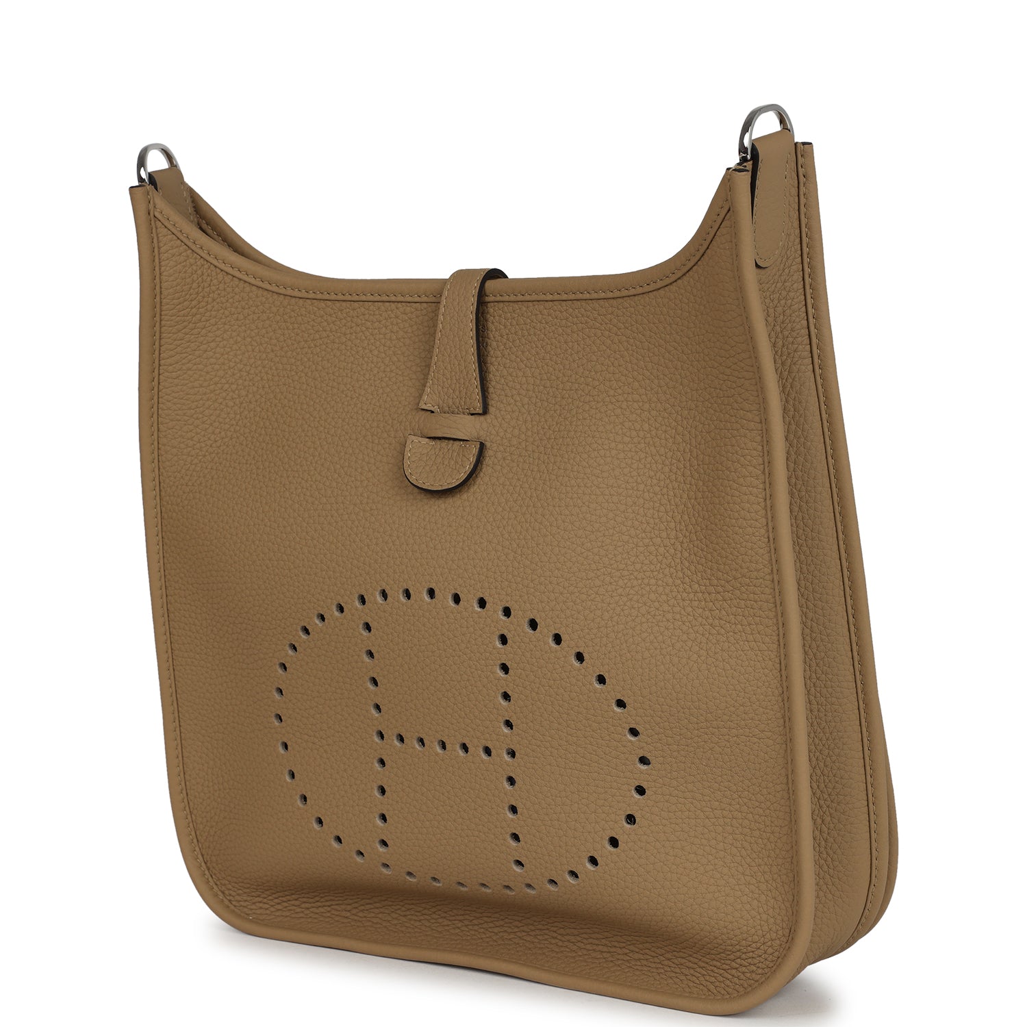 Hermes Evelyne III PM Poussiere Clemence Palladium Hardware