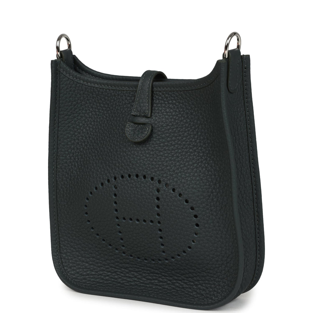 Hermes Evelyne TPM Vert Mangrove Clemence Palladium Hardware
