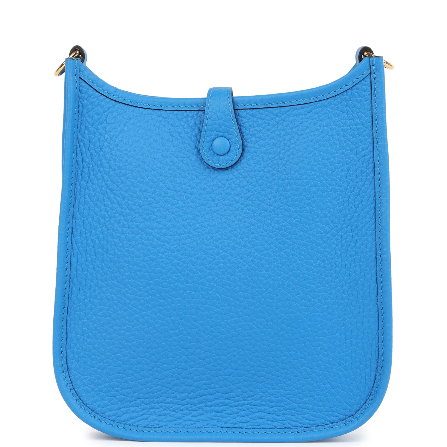 Hermes Evelyne TPM New Bleu Hydra Clemence Gold Hardware
