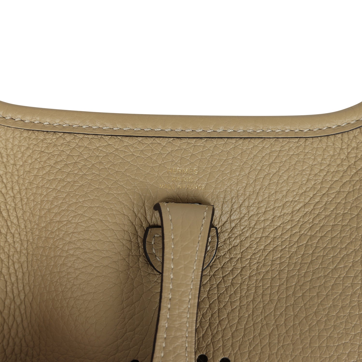 Hermes Evelyne TPM Trench Clemence Gold Hardware