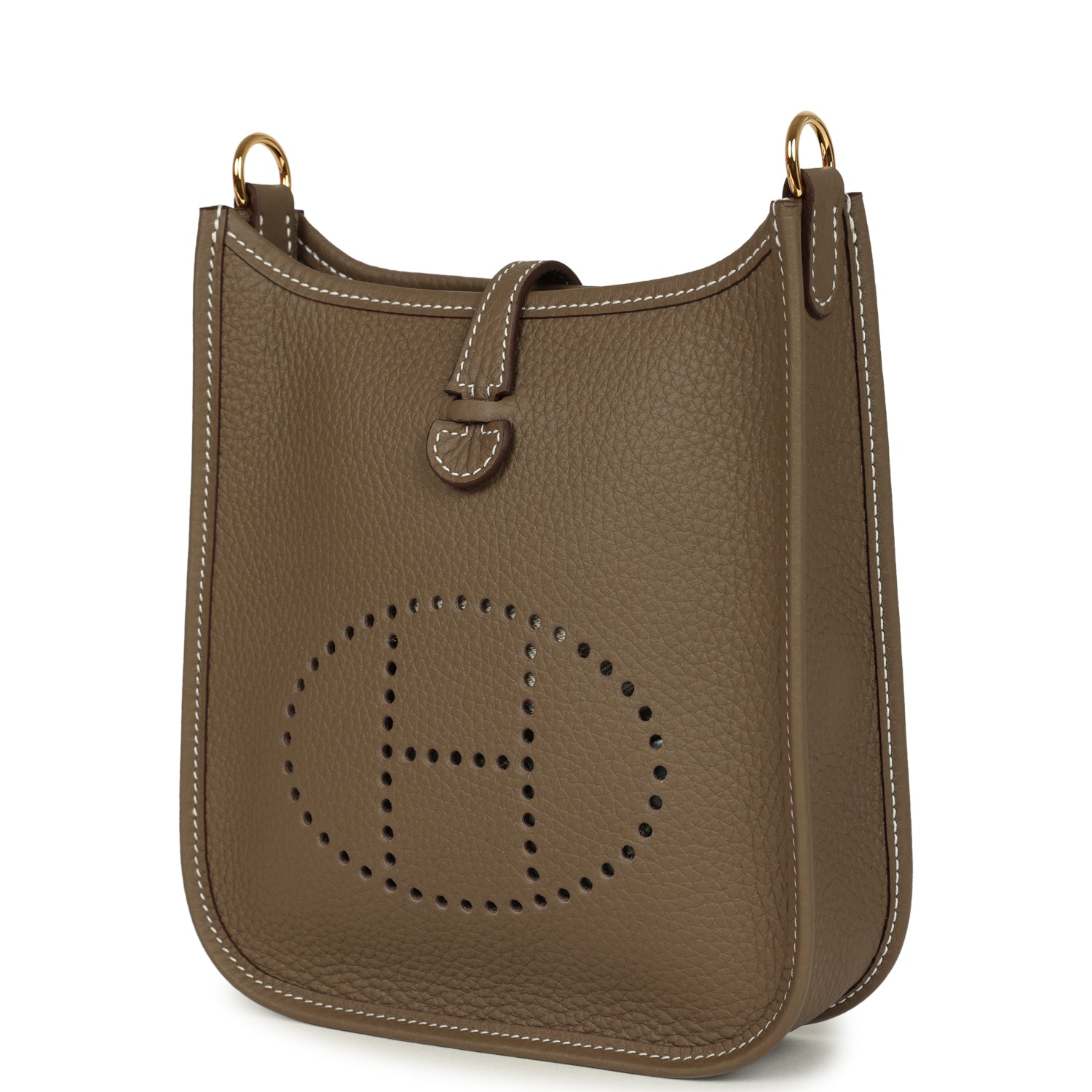 Hermes Evelyne TPM Etoupe Clemence Gold Hardware