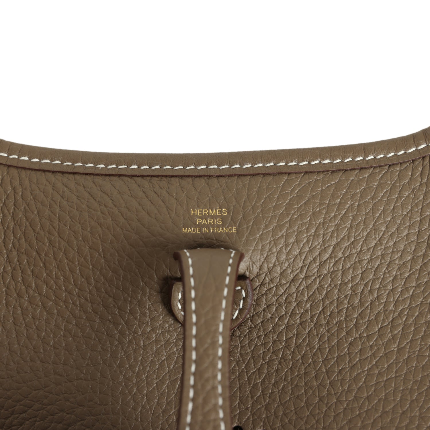 Hermes Evelyne TPM Etoupe Clemence Gold Hardware